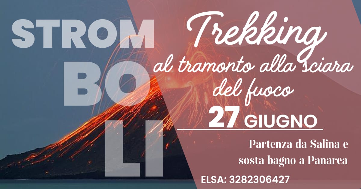 Eruzione Stromboli di notte